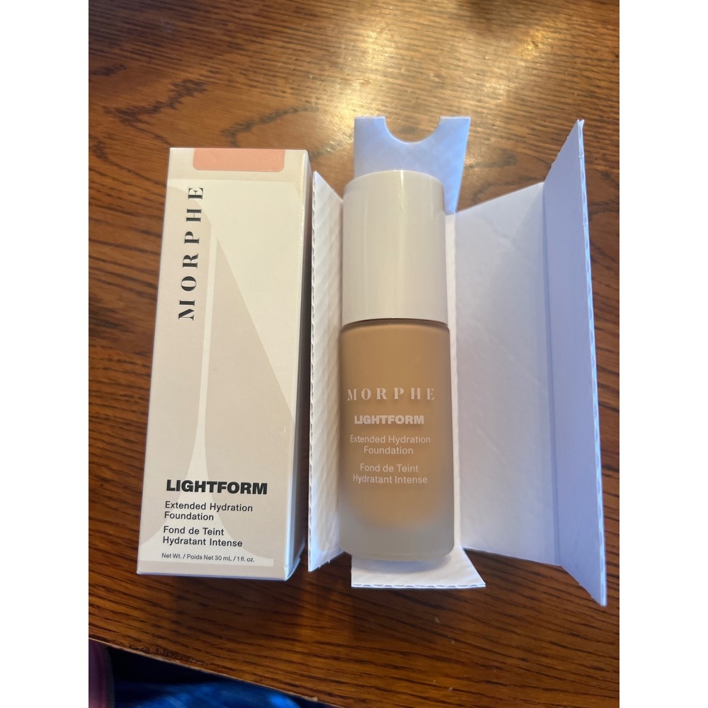 Morphe Lightform Extended Hydration Foundation Medium 12W Golden Undertones 1oz